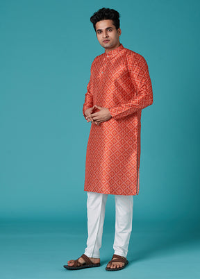 Multicolor Sequence Work Silk Kurta