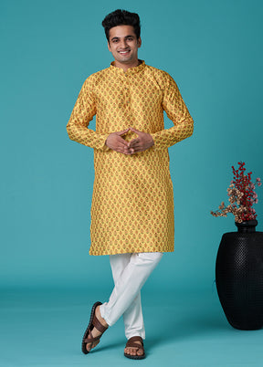 Multicolor Sequence Work Silk Kurta