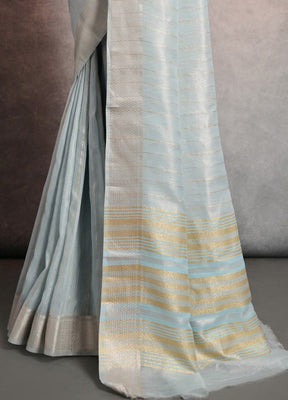 Firoza Silk Saree With Blouse Piece