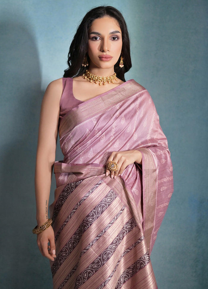 Wine Dupion Silk Saree With Blouse Piece