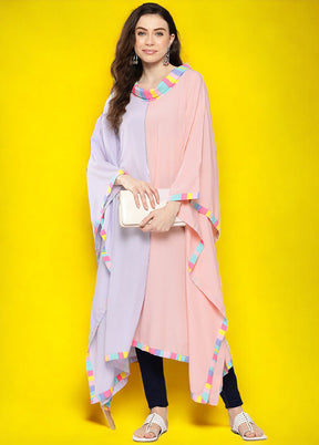 Multicolor Readymade Silk Kurti