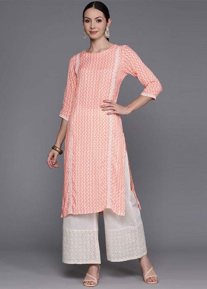 Off White Pure Readymade Viscose Kurti