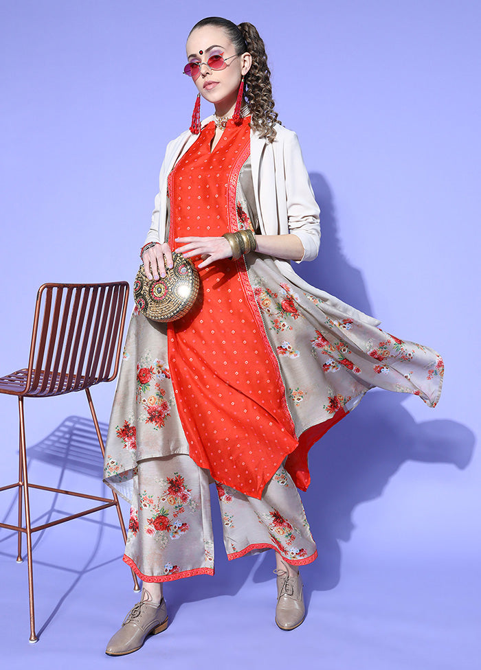 2 Pc Chiku Readymade Chanderi Kurti Set