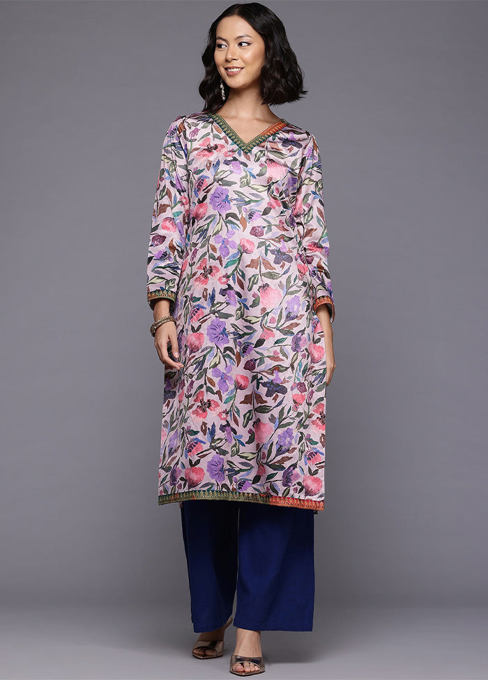 Multicolor Readymade Velvet Kurti