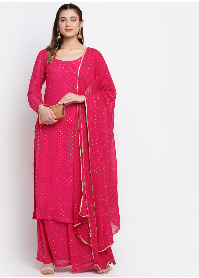 3 Pc Pink Readymade Suit Set With Dupatta VDANO2903267 - Indian Silk House Agencies