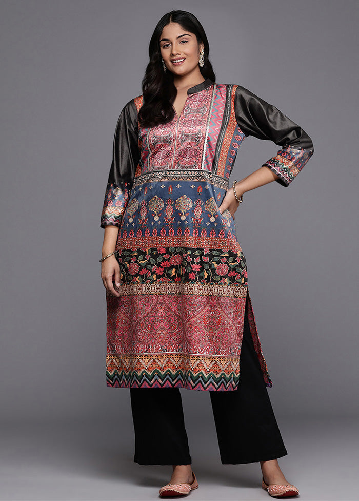 Multicolor Readymade Velvet Kurti