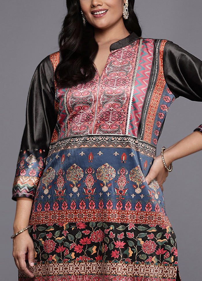 Multicolor Readymade Velvet Kurti