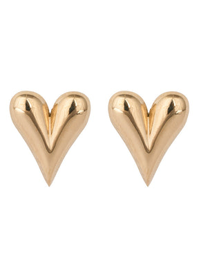 Golden Stainless Steel Earrings - Indian Silk House Agencies