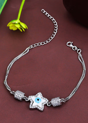 925 Sterling Silver Glossy Bracelet