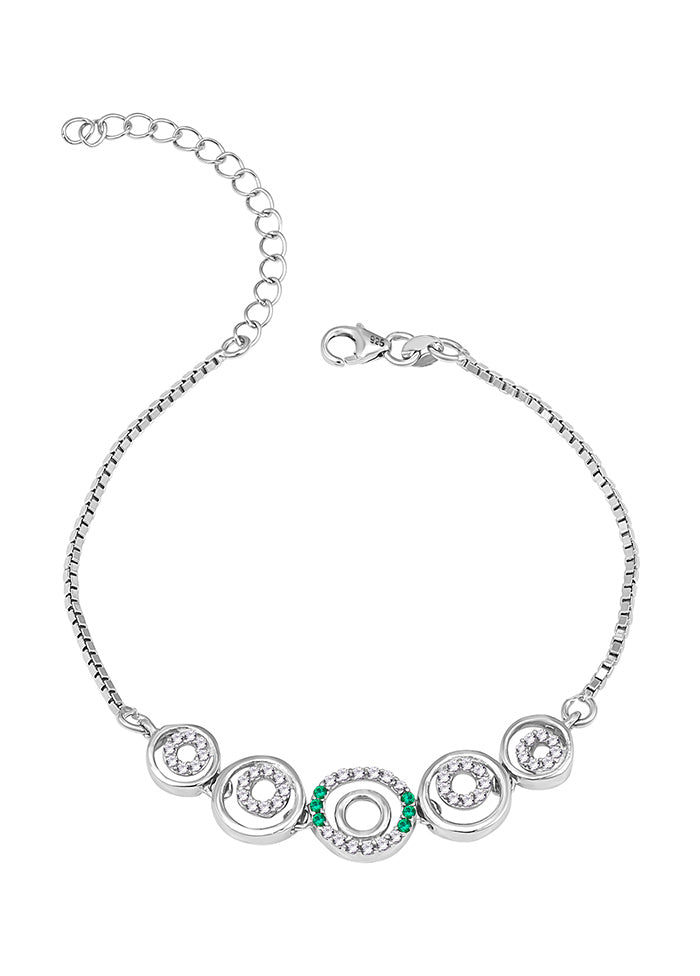 925 Sterling Silver Glossy Bracelet