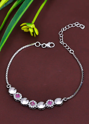 925 Sterling Silver Glossy Bracelet