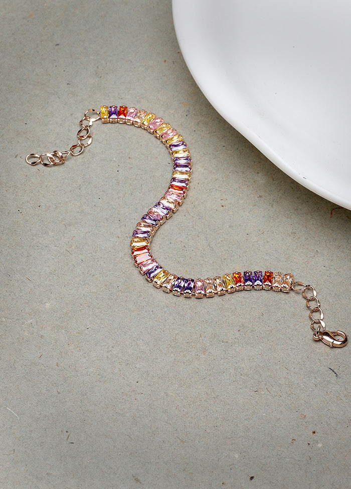 Multicolor Alloy Glossy Bracelet