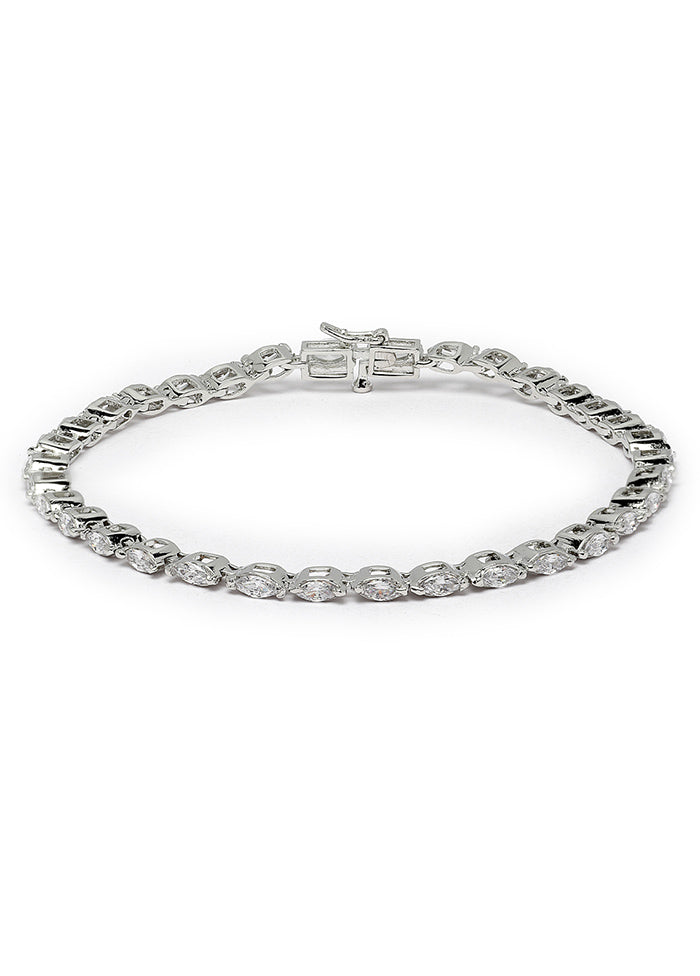 925 Sterling Silver Glossy Bracelet