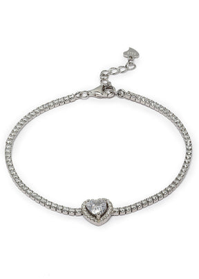 925 Sterling Silver Glossy Bracelet