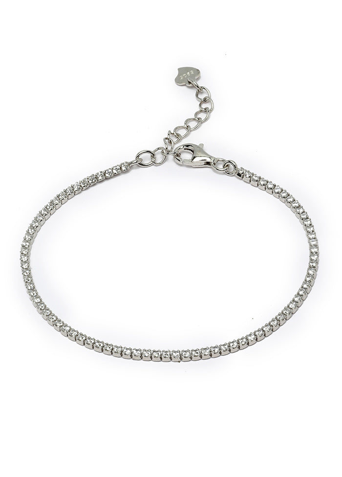 925 Sterling Silver Glossy Bracelet