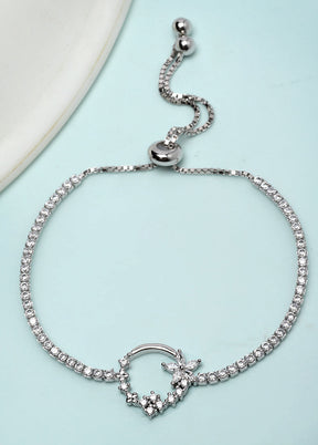 925 Sterling Silver Bolo Clasp Bracelet