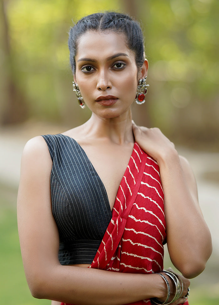 Black Dupion Silk Designer Blouse