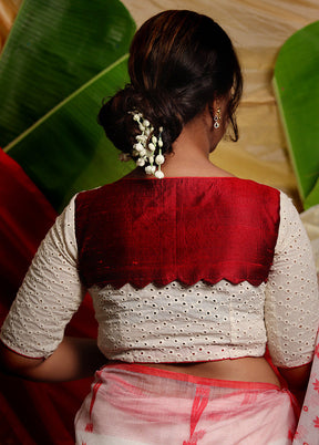 Maroon Silk Designer Blouse - Indian Silk House Agencies