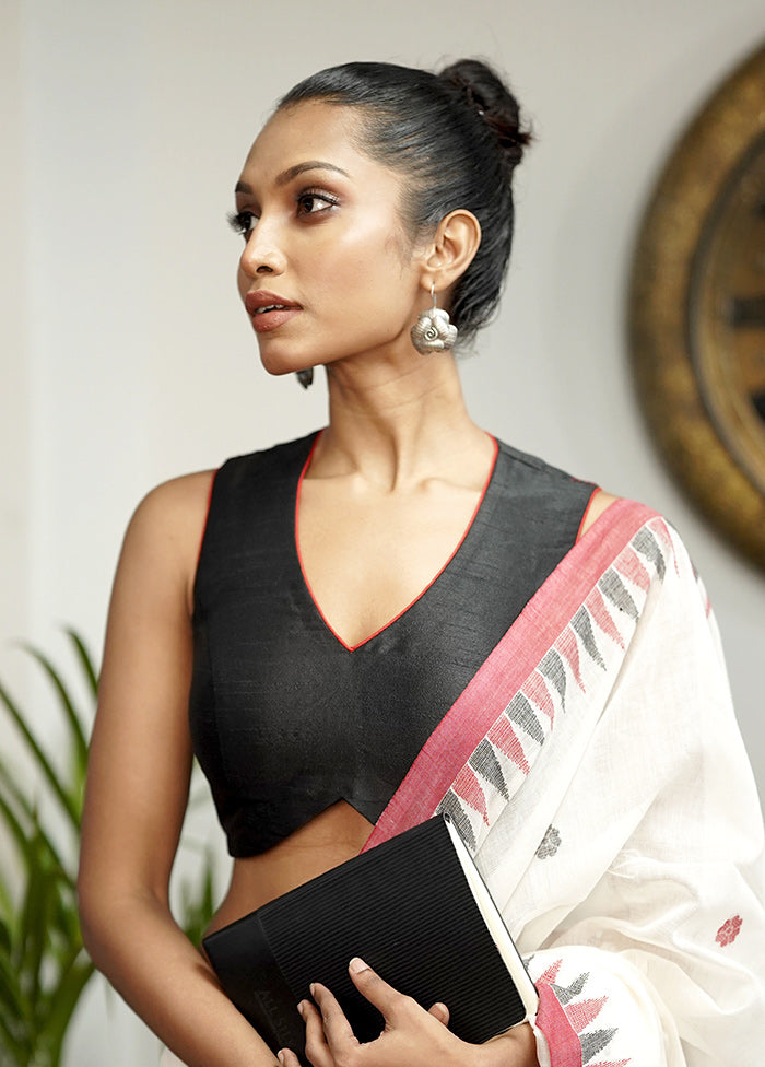 Black Dupion Silk Designer Blouse