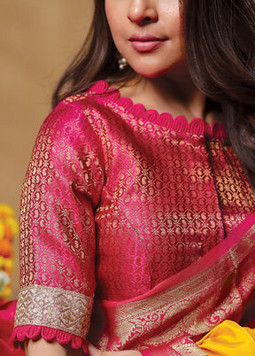 Rani Pink Brocade Designer Blouse