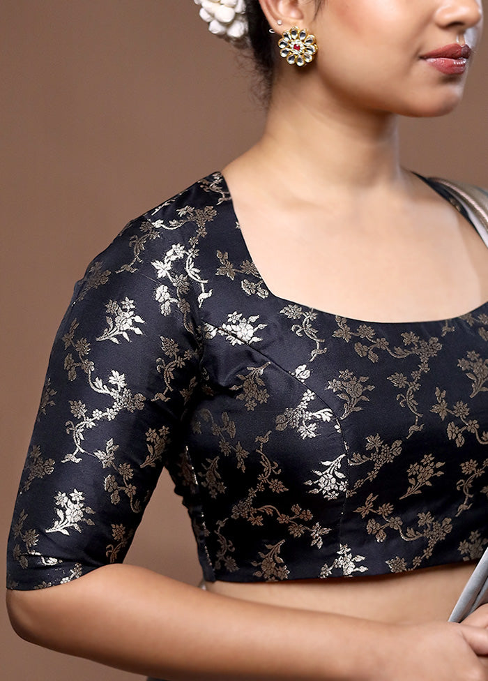 Black Brocade Designer Blouse