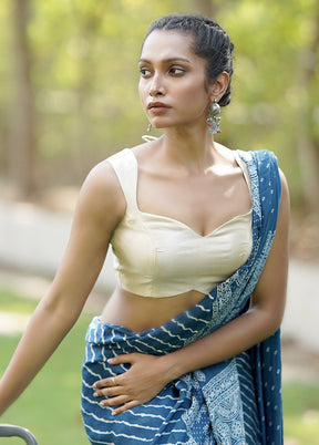 Gold Tissue Designer Blouse