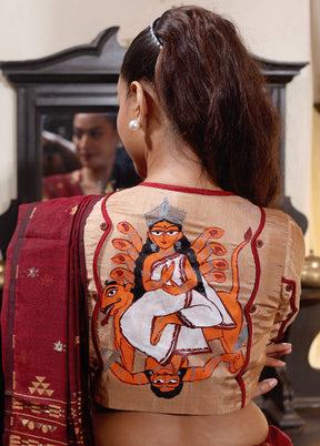 Beige  Designer Designer Blouse