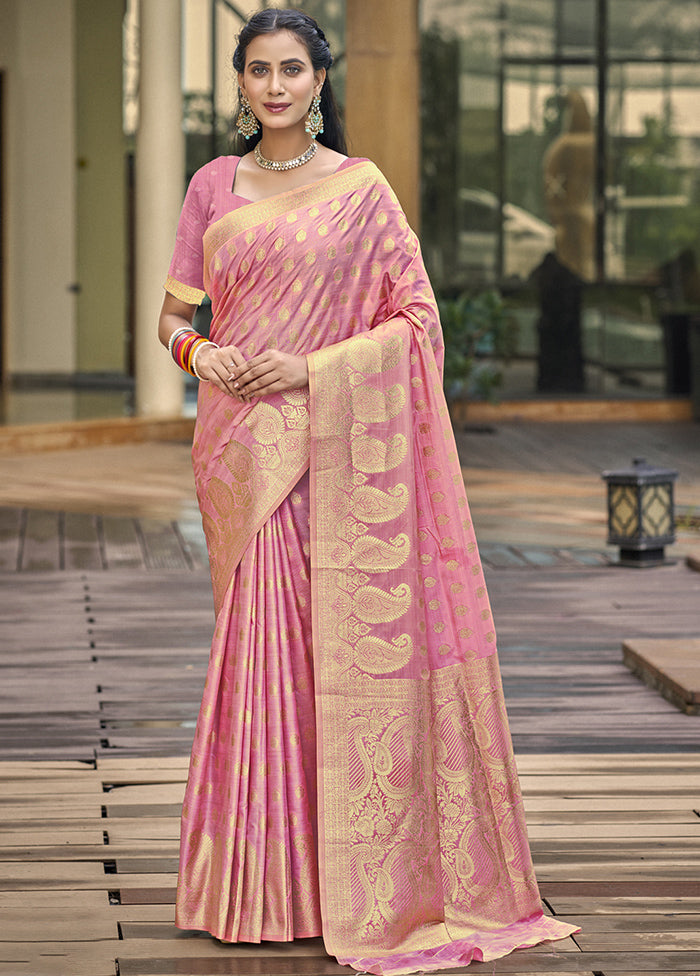 Multicolor Dupion Silk Saree With Blouse Piece