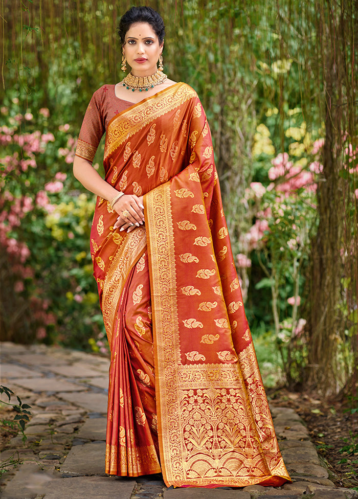 Multicolor Dupion Silk Saree With Blouse Piece