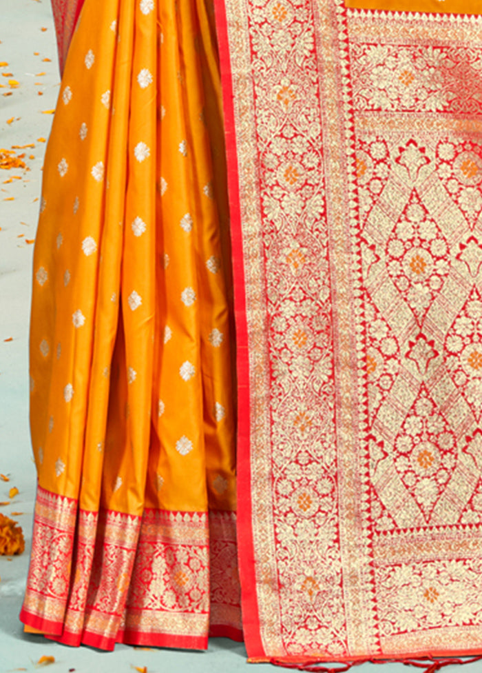 Multicolor Dupion Silk Saree With Blouse Piece