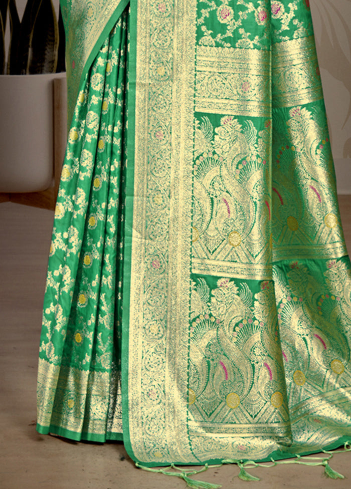 Multicolor Dupion Silk Saree With Blouse Piece