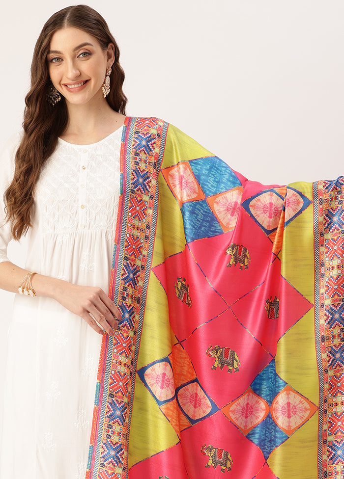 Multicolor Cotton Dupatta