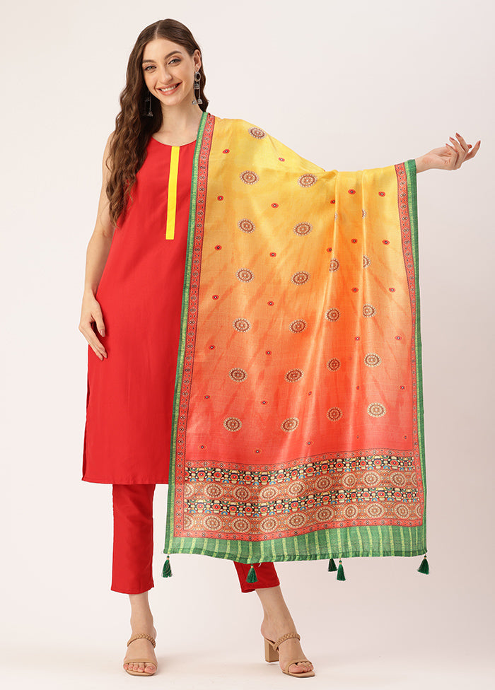 Multicolor Cotton Dupatta