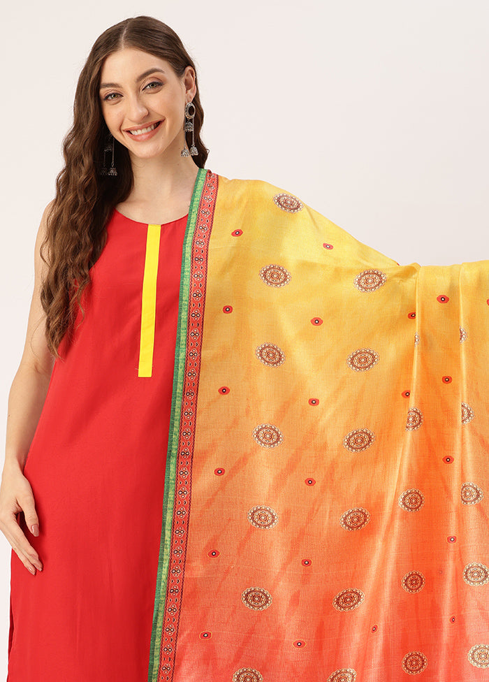 Multicolor Cotton Dupatta