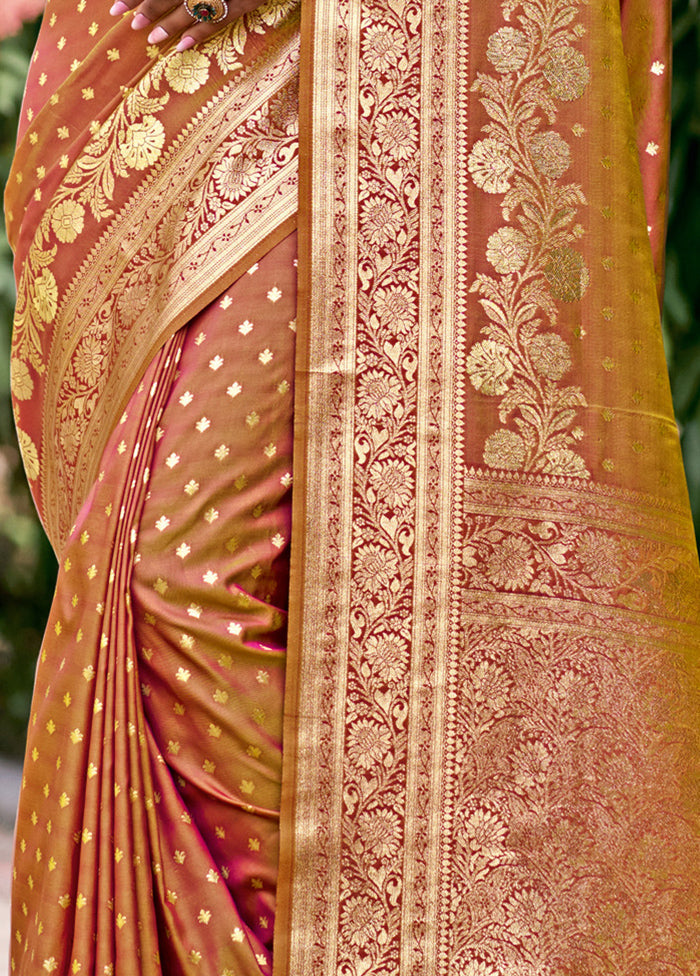 Multicolor Dupion Silk Saree With Blouse Piece