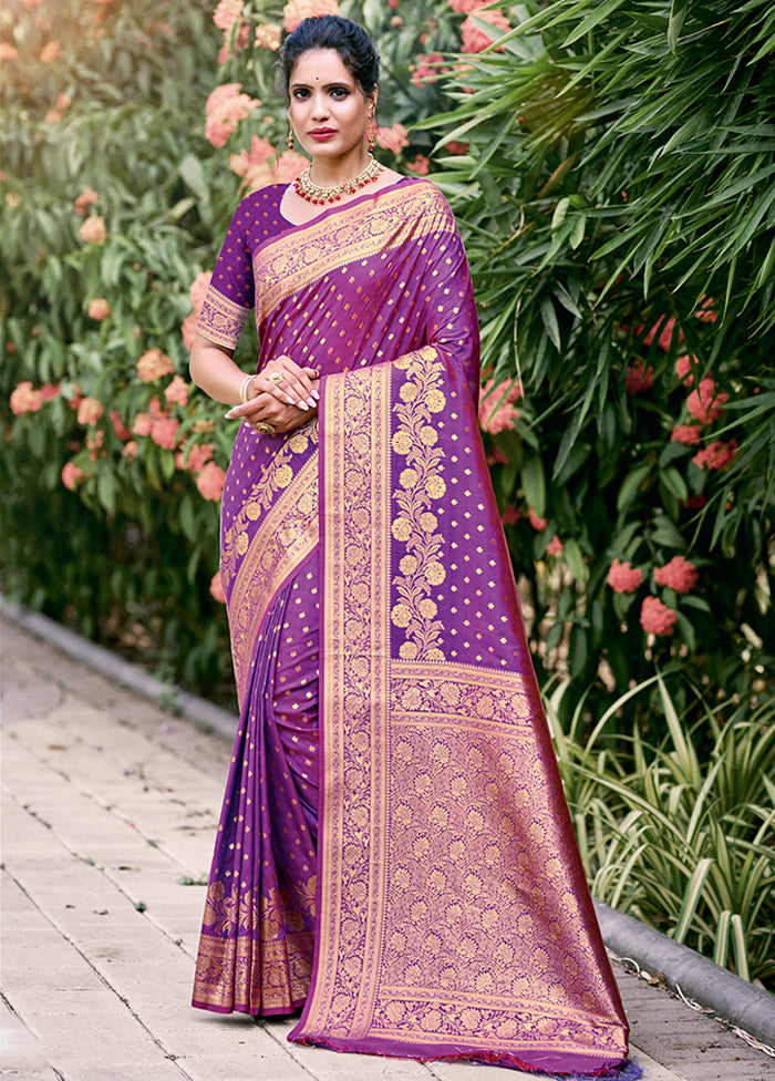 Multicolor Dupion Silk Saree With Blouse Piece