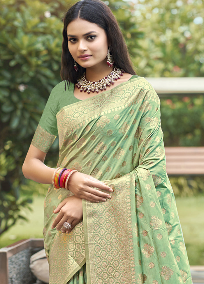 Multicolor Dupion Silk Saree With Blouse Piece