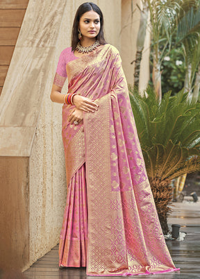 Multicolor Dupion Silk Saree With Blouse Piece