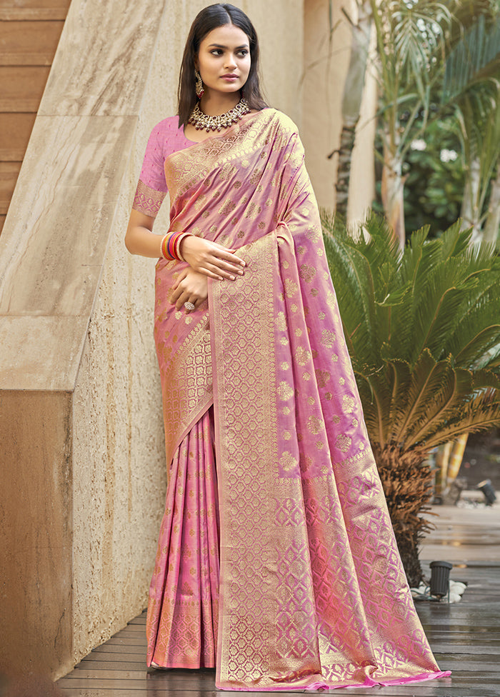 Multicolor Dupion Silk Saree With Blouse Piece