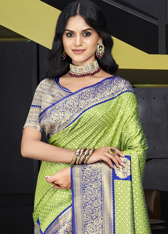 Multicolor Dupion Silk Saree With Blouse Piece