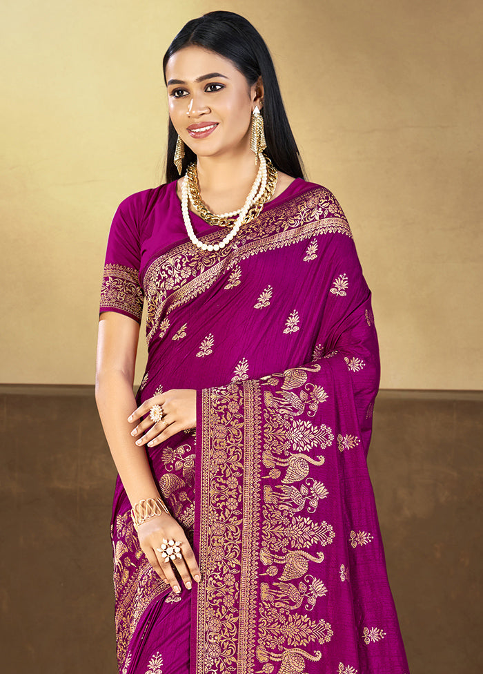 Multicolor Dupion Silk Saree With Blouse Piece