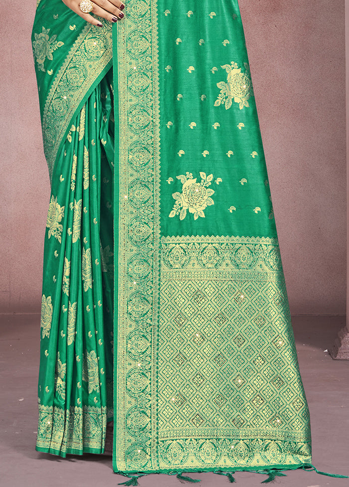 Multicolor Dupion Silk Saree With Blouse Piece