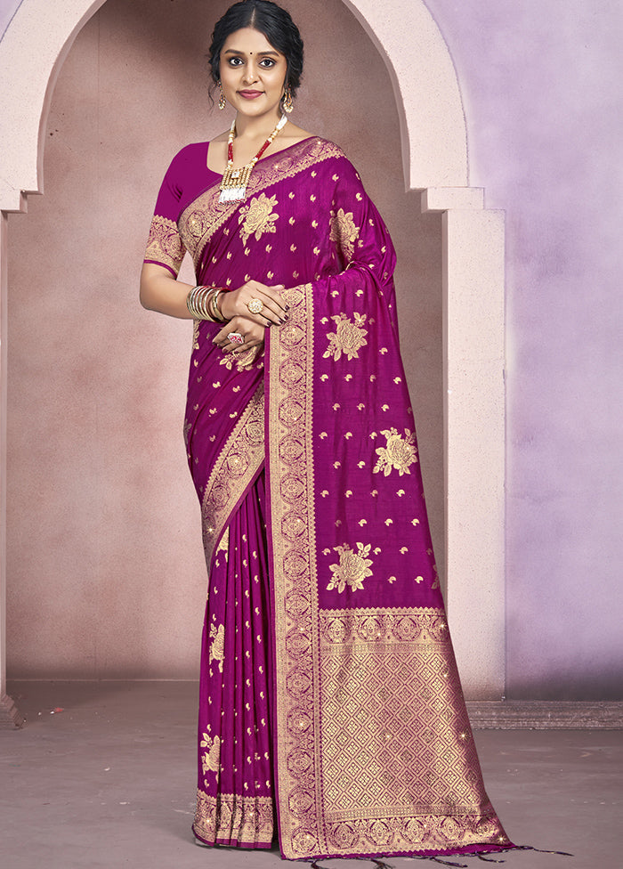 Multicolor Dupion Silk Saree With Blouse Piece