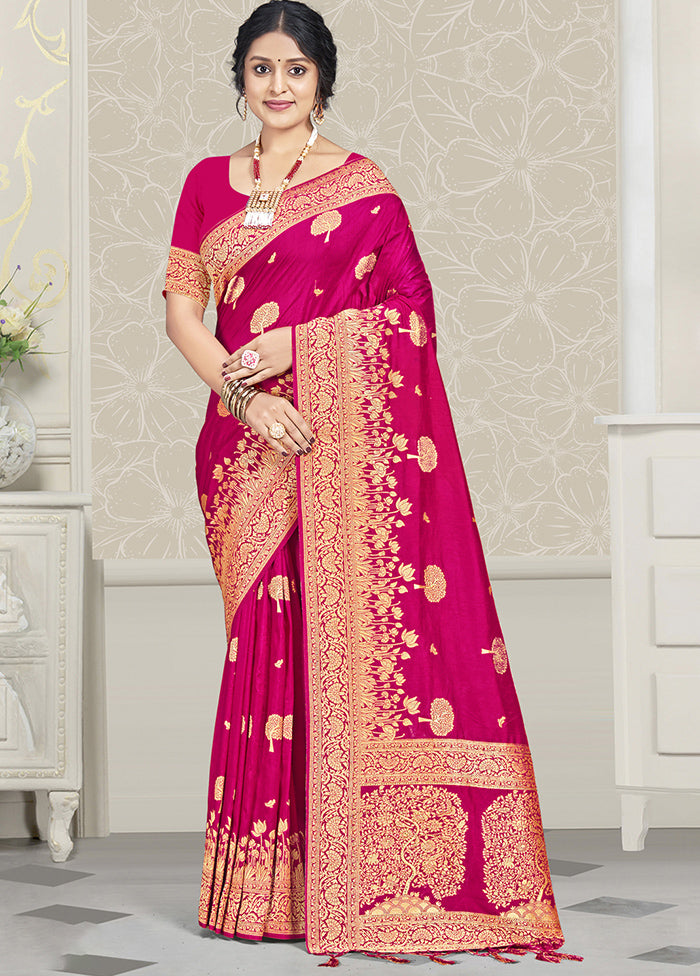 Multicolor Dupion Silk Saree With Blouse Piece