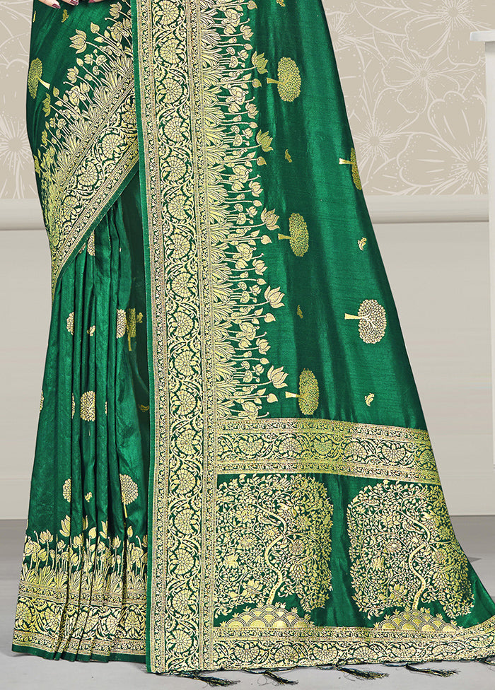 Multicolor Dupion Silk Saree With Blouse Piece