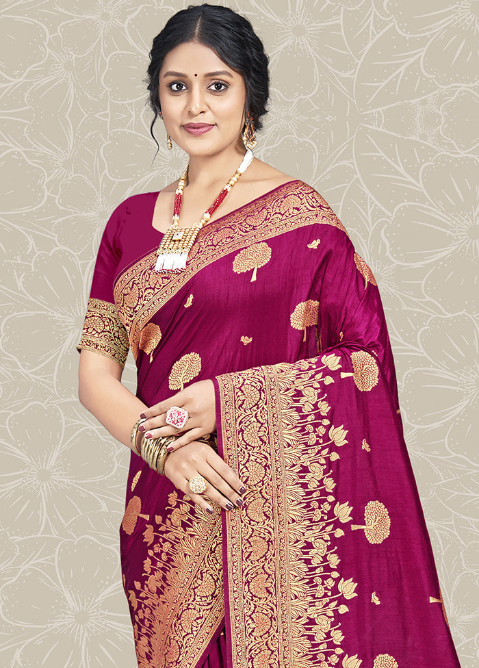 Multicolor Dupion Silk Saree With Blouse Piece