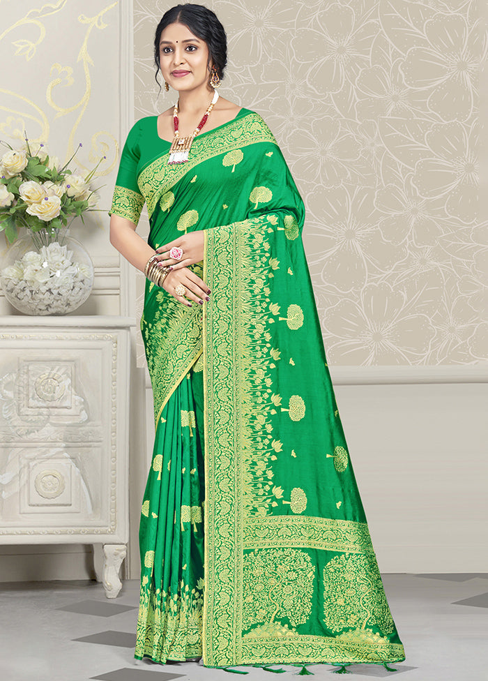 Multicolor Dupion Silk Saree With Blouse Piece