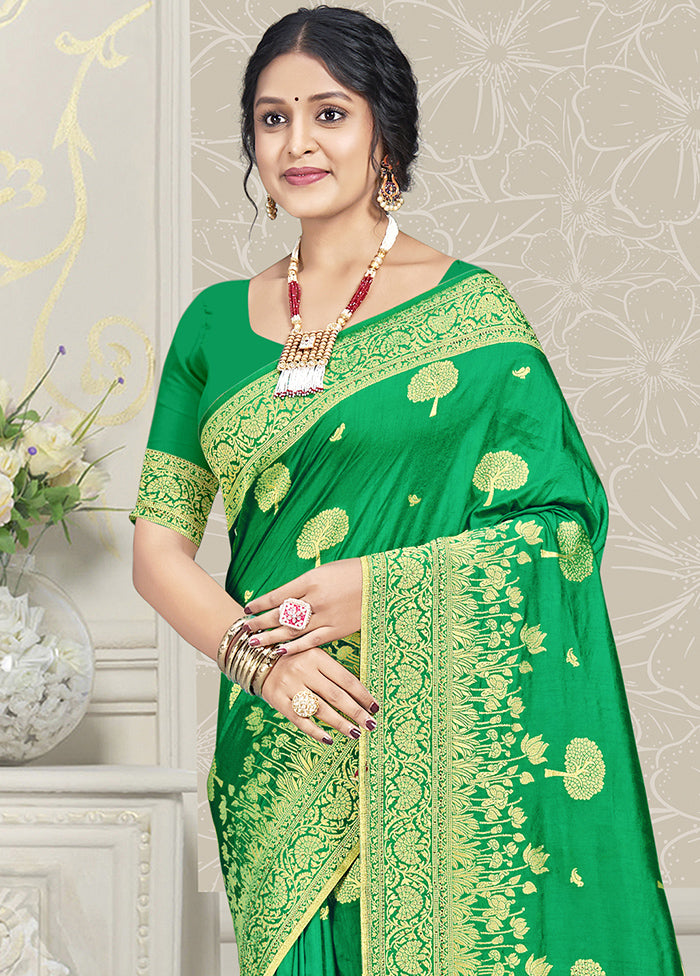 Multicolor Dupion Silk Saree With Blouse Piece