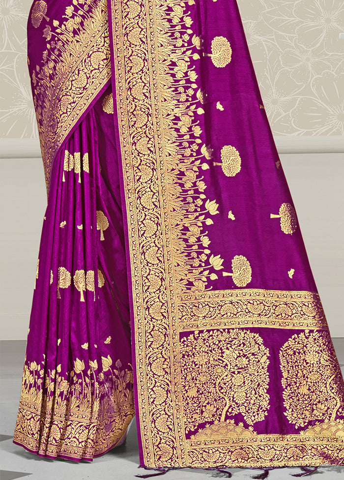 Multicolor Dupion Silk Saree With Blouse Piece