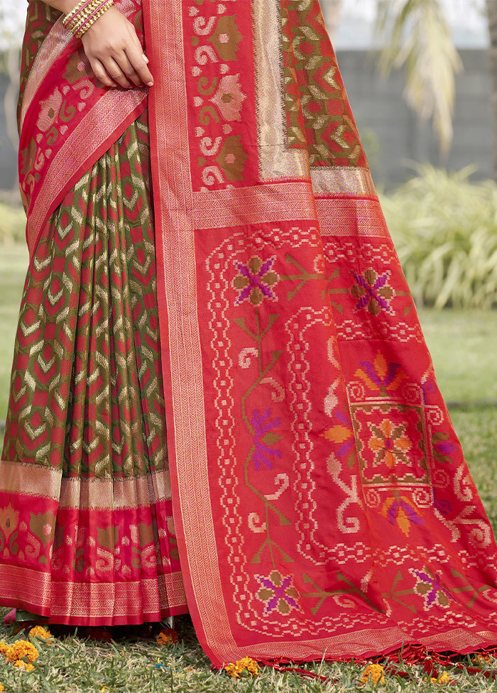 Pink Spun Silk Saree With Blouse Piece